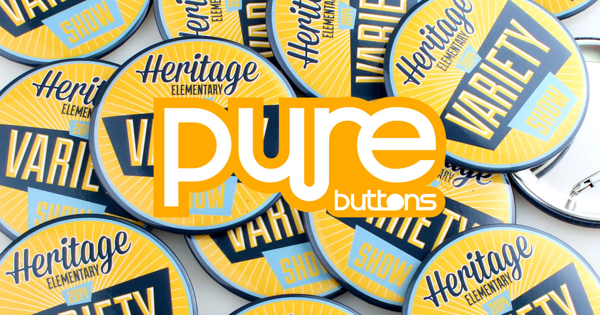 Events Buttons by PureButtons | Parade and Festival Button Samples